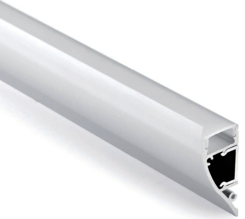[P44X18] Profile: Surface Wall Wash - Aluminium Mounting Profile 43x17x2000mm