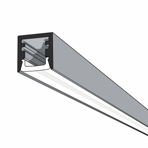 [P10SQR-SUR-2000] Mini Surface Aluminium Mounting Profile 10x10x2000mm
